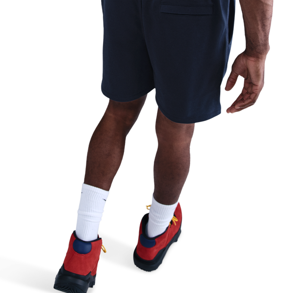 Nike Club Flow French Terry Shorts - Men's - Obsidian/Obsidian/White - Image 2