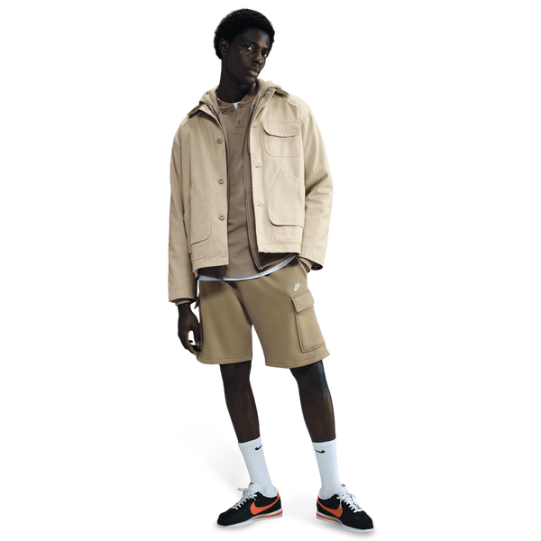 Nike Club Cargo Shorts - Men's - Parachute Beige/Parachute Beige - Image 4