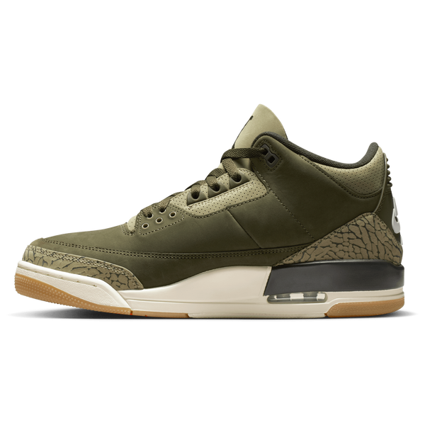 Jordan Retro 3 - Men's - Neutral Olive/Sequoia/Medium Olive - Image 2