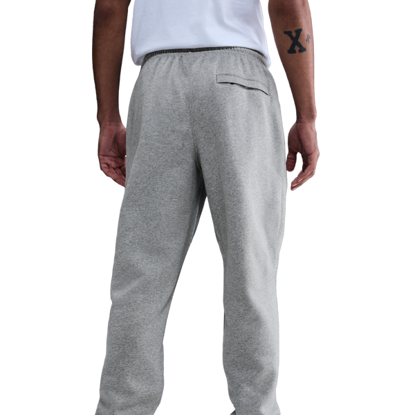 Nike Club Cuff Fleece Pants - Men's - White/Dk Grey Heather/Lt Smoke Grey - Image 2