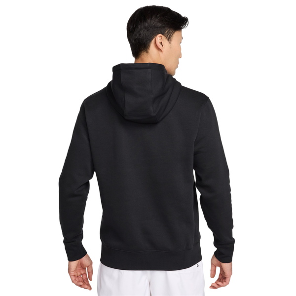 Nike Club Pullover Hoodie - Men's - Black/White - Image 2