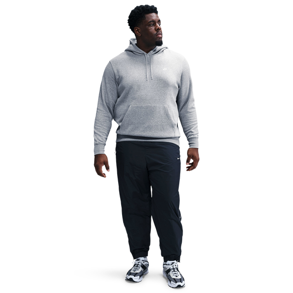 Nike Club Pullover Hoodie - Men's - White/Light Smoke Grey/Dark Grey Heather - Image 5