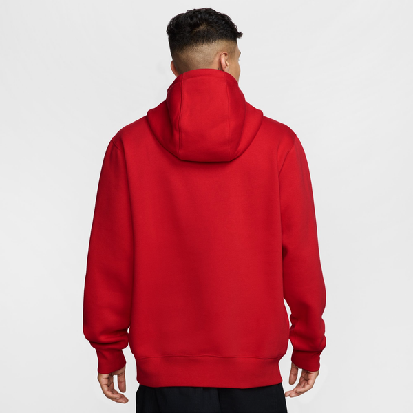 Nike Club Pullover Hoodie - Men's - University Red/University Red/White - Image 2