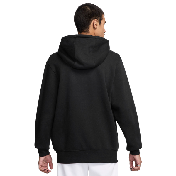 Nike Club Full-Zip Hoodie - Men's - White/Black - Image 2