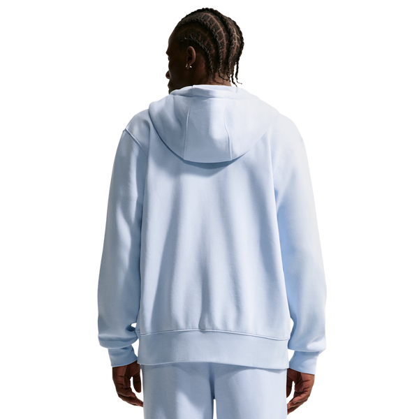 Nike Club Full-Zip Hoodie - Men's - Hydrogen Blue/Hydrogen Blue/White - Image 2