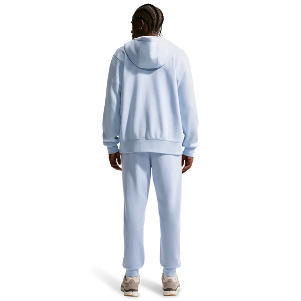 Nike Club Full-Zip Hoodie - Men's - Hydrogen Blue/Hydrogen Blue/White - Image 7