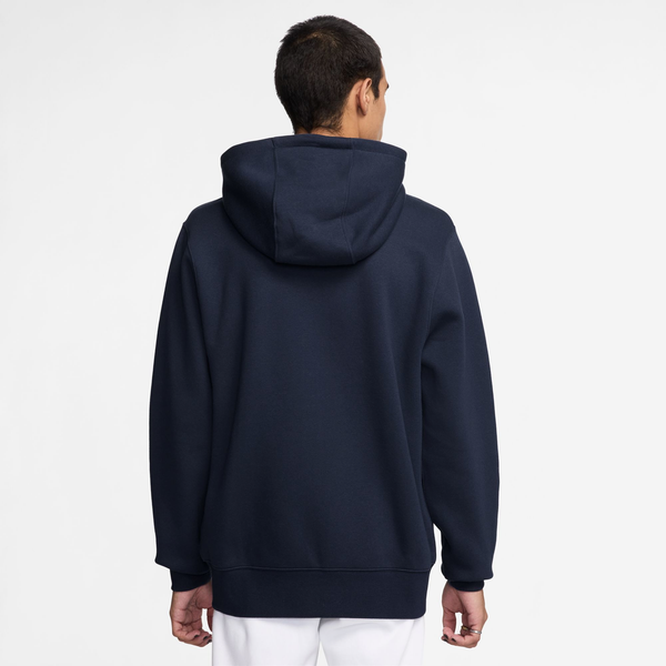 Nike Club Full-Zip Hoodie - Men's - Obsidian/Obsidian/White - Image 2