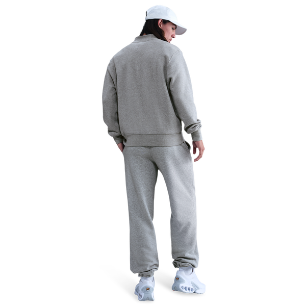 Nike Club Fleece Half-Zip - Men's - Lt Smoke Grey/Dk Grey Heather/White - Image 7