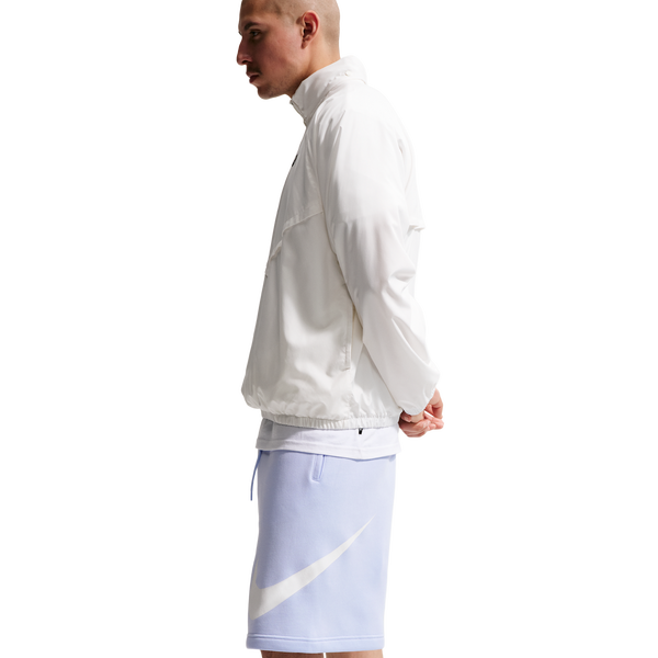 Nike Solo Swoosh Fleece Shorts - Men's - Blue/White - Image 5