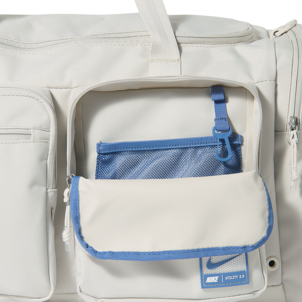 Nike Utility Power Duffel - Adult - Lt Orewood Brown/Indigo Storm/Lt Orewood Brown - Image 6
