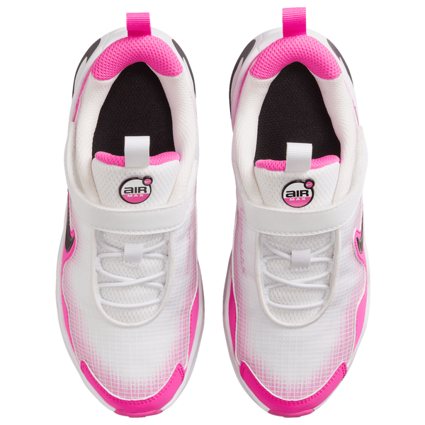 Nike Air Max Nova - Boys' Preschool - White/Black/Laser Fuchsia - Image 4