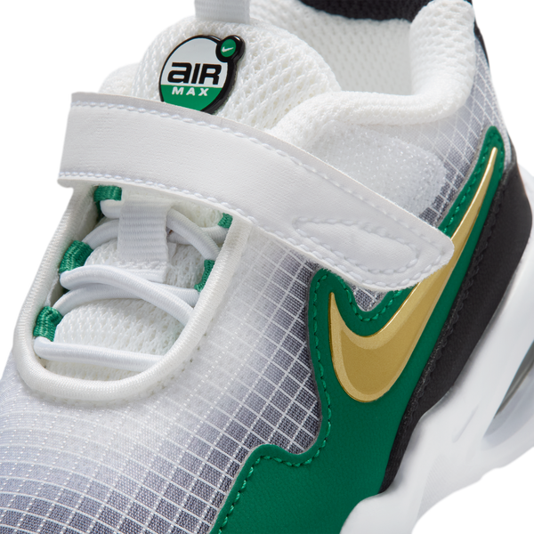 Nike Air Max Nova - Boys' Toddler - White/Metallic Gold/Malachite - Image 7