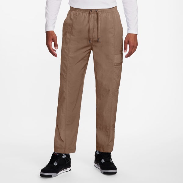 Jordan Essential Woven Pants - Men's - Brown/White - Image 2