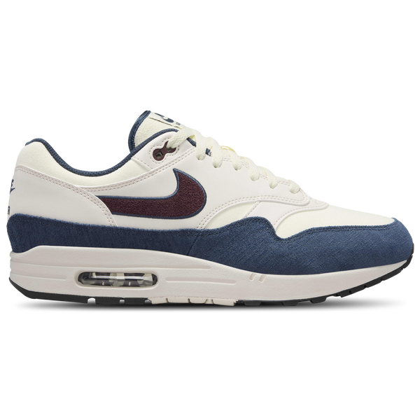 Nike Air Max 1 - Men's - Coconut Milk/Burgundy Crush