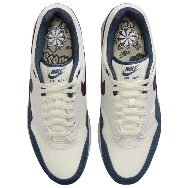 Nike Air Max 1 - Men's - Coconut Milk/Burgundy Crush - Image 4