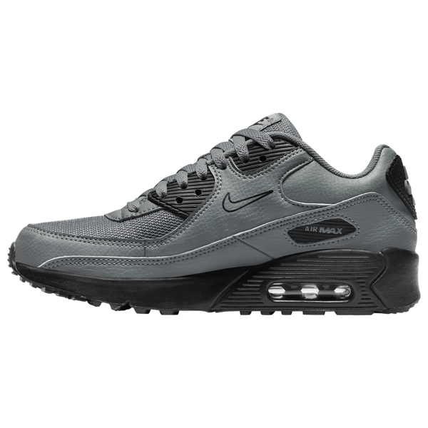 Nike Air Max 90 NN - Boys' Grade School - Black/Smoke Grey/Bright Mandarin - Image 3