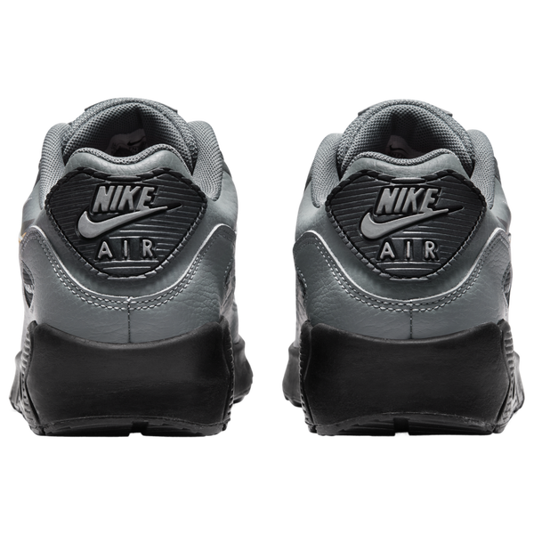 Nike Air Max 90 NN - Boys' Grade School - Black/Smoke Grey/Bright Mandarin - Image 4