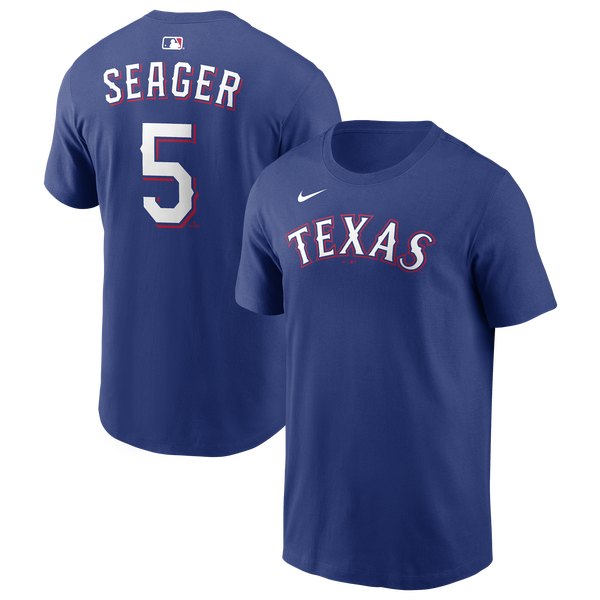 Nike Rangers Name & Number T-Shirt - Men's - Blue