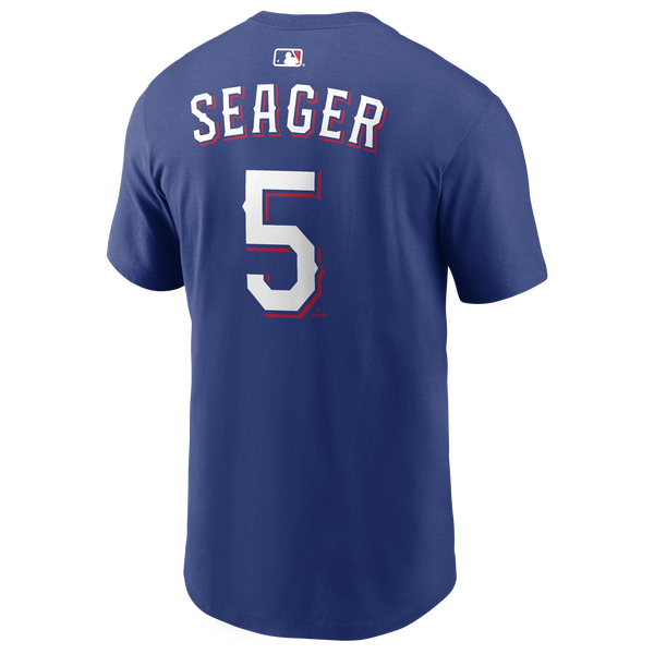 Nike Rangers Name & Number T-Shirt - Men's - Blue - Image 3