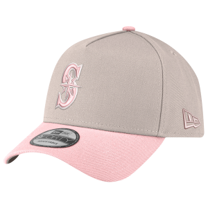 New Era Mariners 940AF Cap - Adult - Silver/Pink