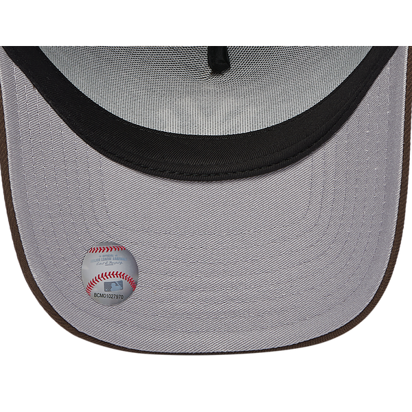 New Era Yankees 940 A Frame Cap - Men's - Brown - Image 5