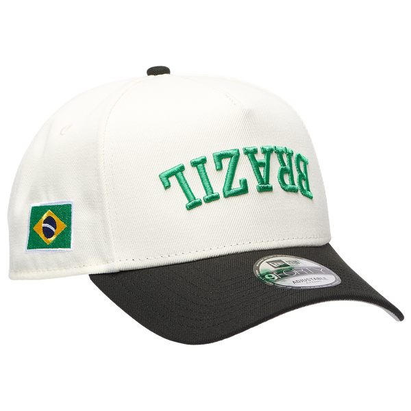 New Era 940AF UPSD Wrdmrk Brazil Cap- - Adult - White/Black - Image 3