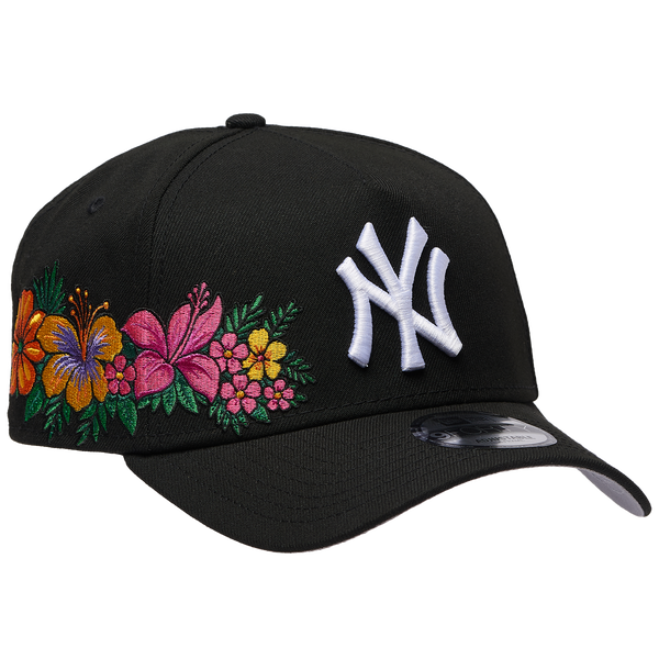 New Era MLB 940 A-Frame Tropical Flower Cap - Adult - Black - Image 3