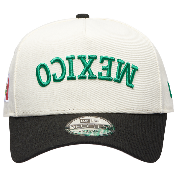 New Era 940AF UPSD Wrdmrk Mexico Cap - Adult - Black/White - Image 2