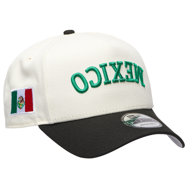 New Era 940AF UPSD Wrdmrk Mexico Cap - Adult - Black/White - Image 3