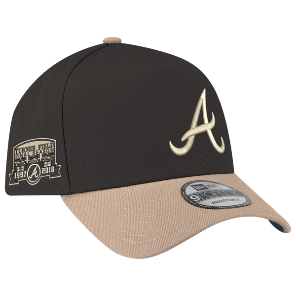 New Era MLB 9FORTY A-Frame - Adult - Black/Tan - Image 3