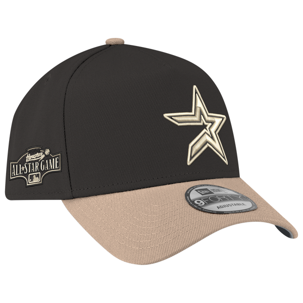 New Era MLB 9FORTY A-Frame - Adult - Black/Tan - Image 3