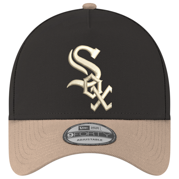 New Era MLB 9FORTY A-Frame - Adult - Tan/Black - Image 2