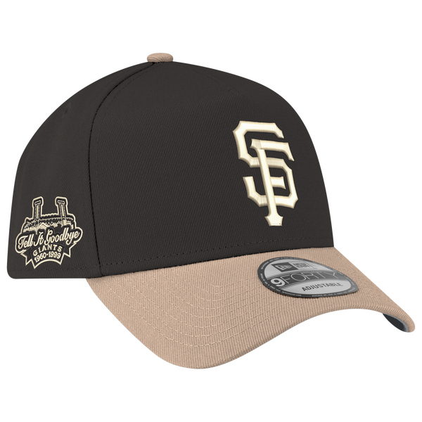New Era MLB 9FORTY A-Frame - Adult - Black/Tan - Image 3