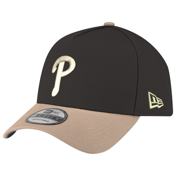 New Era MLB 9FORTY A-Frame - Adult - Tan/Black
