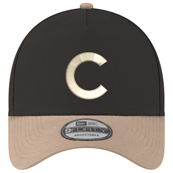 New Era MLB 9FORTY A-Frame - Adult - Black/Tan - Image 2