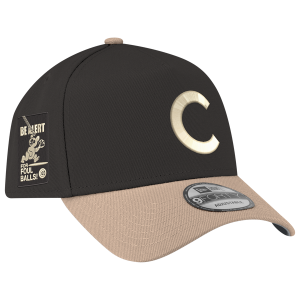 New Era MLB 9FORTY A-Frame - Adult - Black/Tan - Image 3