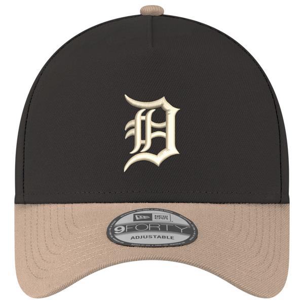 New Era MLB 9FORTY A-Frame - Adult - Black/Tan - Image 2