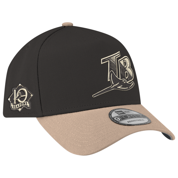 New Era MLB 9FORTY A-Frame - Adult - Black/Tan - Image 3