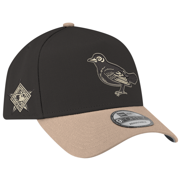 New Era MLB 9FORTY A-Frame - Adult - Tan/Black - Image 3