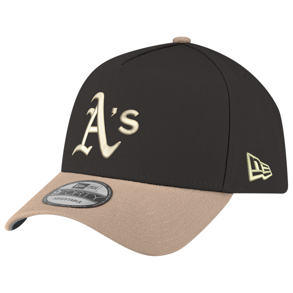 New Era MLB 9FORTY A-Frame - Adult - Tan/Black