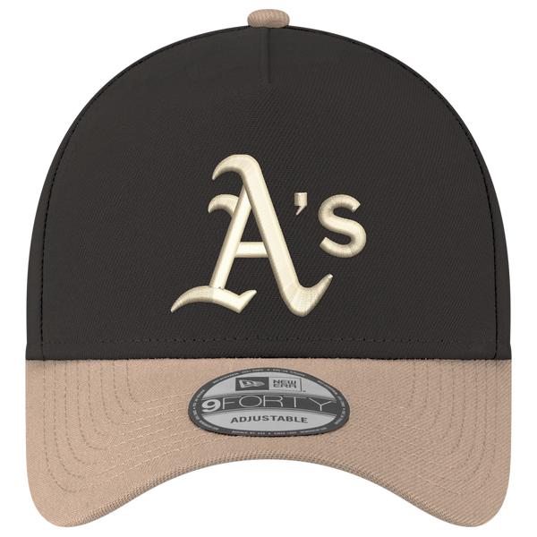 New Era MLB 9FORTY A-Frame - Adult - Tan/Black - Image 2