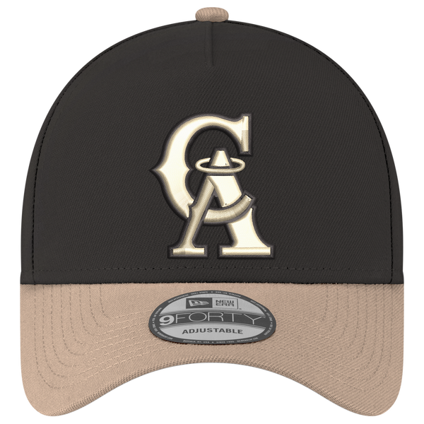 New Era MLB 9FORTY A-Frame - Adult - Black/Tan - Image 2