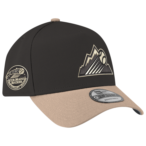 New Era MLB 9FORTY A-Frame - Adult - Black/Tan - Image 3