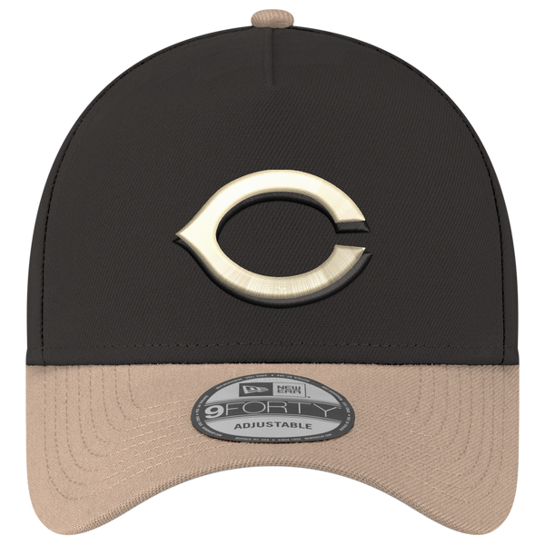 New Era MLB 9FORTY A-Frame - Adult - Black/Tan - Image 2