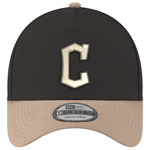 New Era MLB 9FORTY A-Frame - Adult - Black/Tan - Image 2