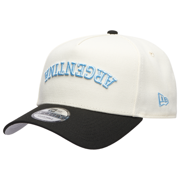 New Era 940AF UPSD Wrdmrk Argentina Cap - Adult - Black/White