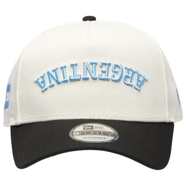 New Era 940AF UPSD Wrdmrk Argentina Cap - Adult - Black/White - Image 2