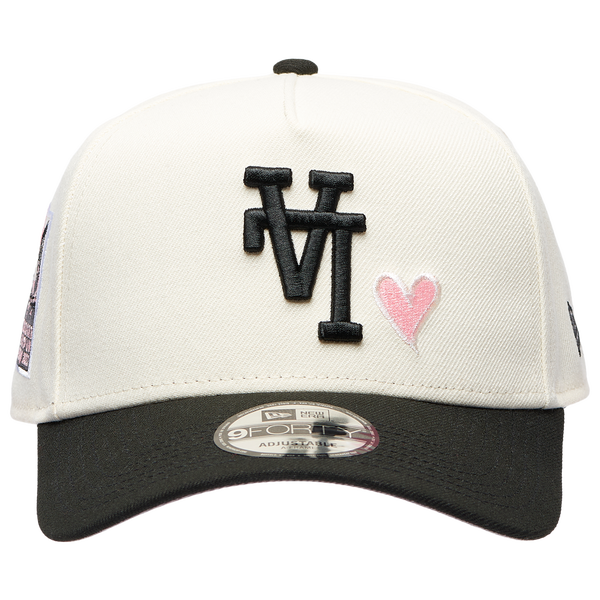 New Era 940AF MLB UPSD Heart Cap - Adult - White/Black - Image 2