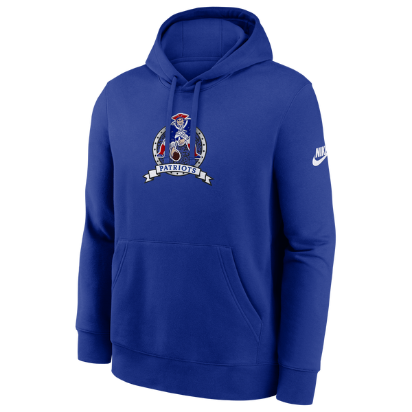 Nike NFL Patriots Hoodie - Men's - Blue - Image 2