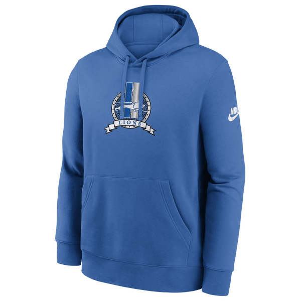 Nike NFL Lions Hoodie - Men's - Blue - Image 2